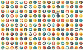 圆形矢量设计图标