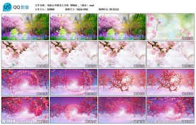 花海花瓣图形婚礼舞蹈歌舞背景