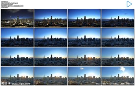 旧金山黑夜变白天延时