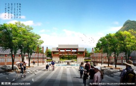 景区大门效果设计图