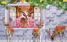 3d背景墙装饰画