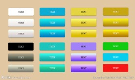 高清时尚按钮图标