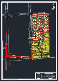 半岛华府中、低压燃气管道竣工图