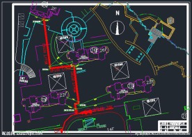 半岛豪园燃气管道竣工图