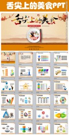 舌尖上的美食动态PPT模板