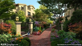 别墅景观后期素材