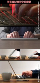 敲键盘打字办公高清实拍视频素材