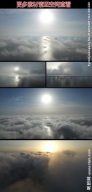 高空云层实拍视频素材