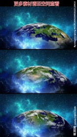 科技感旋转地球动态高清视频素材