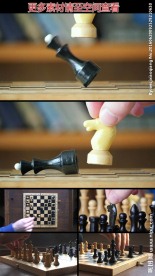 下国际象棋高清实拍视频素材