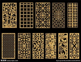 镂空雕花