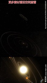 太阳系模拟高清视频素材