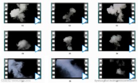9种爆破产生的烟效