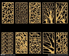 镂空雕花