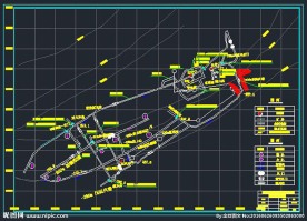 新余市马洪联煤矿采掘工程平面图