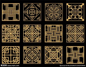 镂空雕花