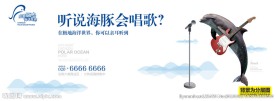 海洋公园海豚演唱海报
