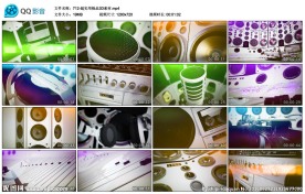 3D耳麦麦克打盘酒吧夜店背景