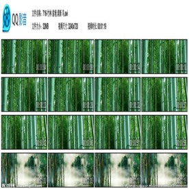 中国风民族风竹林意境清新鸟背景