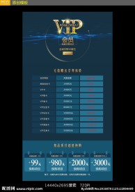 VIP套餐网站模板