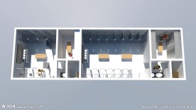 企业公司项目工地板房澡堂洗浴室