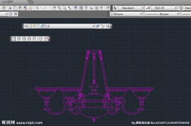 灯饰 cad
