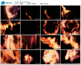 大火冲击背景影视微电影素材