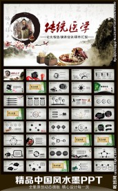 传统医学动态PPT模板