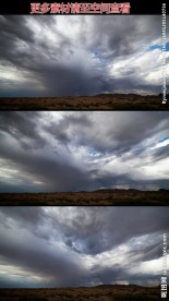 戈壁暴雨将至高清实拍视频素材