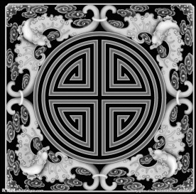 蝙蝠寿字祥云