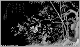四季发财灰度图