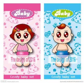 可爱卡通娃娃 婴儿 小孩