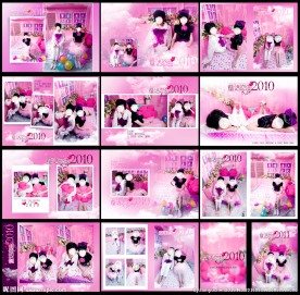 婚纱相册模板童话恋曲