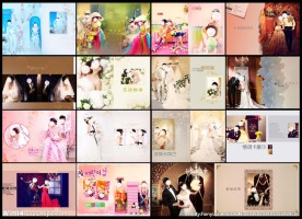 婚纱相册模板缤纷爱情