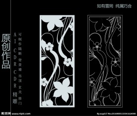 镂空雕花 移门图案