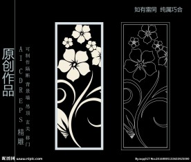 镂空雕花 移门图案