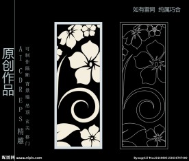 镂空雕花 移门图案