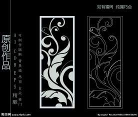 镂空雕花 移门图案  隔断图案