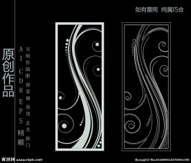 镂空雕花 移门图案  隔断图案