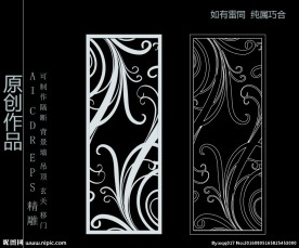 镂空雕花 移门图案