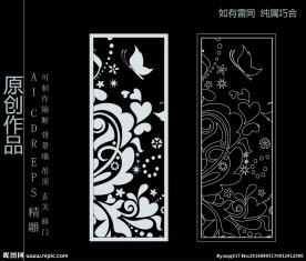 镂空雕花 移门图案