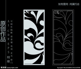 镂空雕花 移门图案