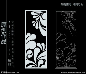 镂空雕花 移门图案