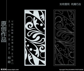 镂空雕花 移门图案