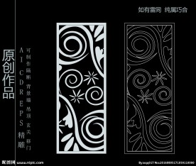 镂空雕花 移门图案