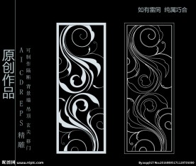 镂空雕花 移门图案