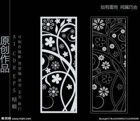 镂空雕花 移门图案