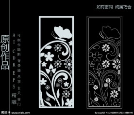 镂空雕花 移门图案