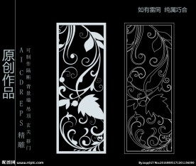 镂空雕花 移门图案 隔断