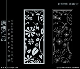 镂空雕花 移门图案